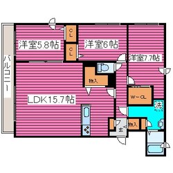 百合が原駅 徒歩5分 1階の物件間取画像